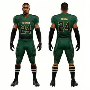 Conjunto de Uniforme de Fútbol Americano con Diseño de Estrellas, Sublimado, Transpirable, de Malla de Poliéster, para Equipos Universitarios - Product Image 4