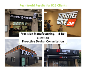 Enseigne de devanture de magasin, panneau lumineux RGB à changement de couleur, éclairage de garage de Milwaukee, panneau en métal extérieur, panneau lumineux pour barbier, salle de sport, panneau rétroéclairé, panneau extérieur - Product Image 2