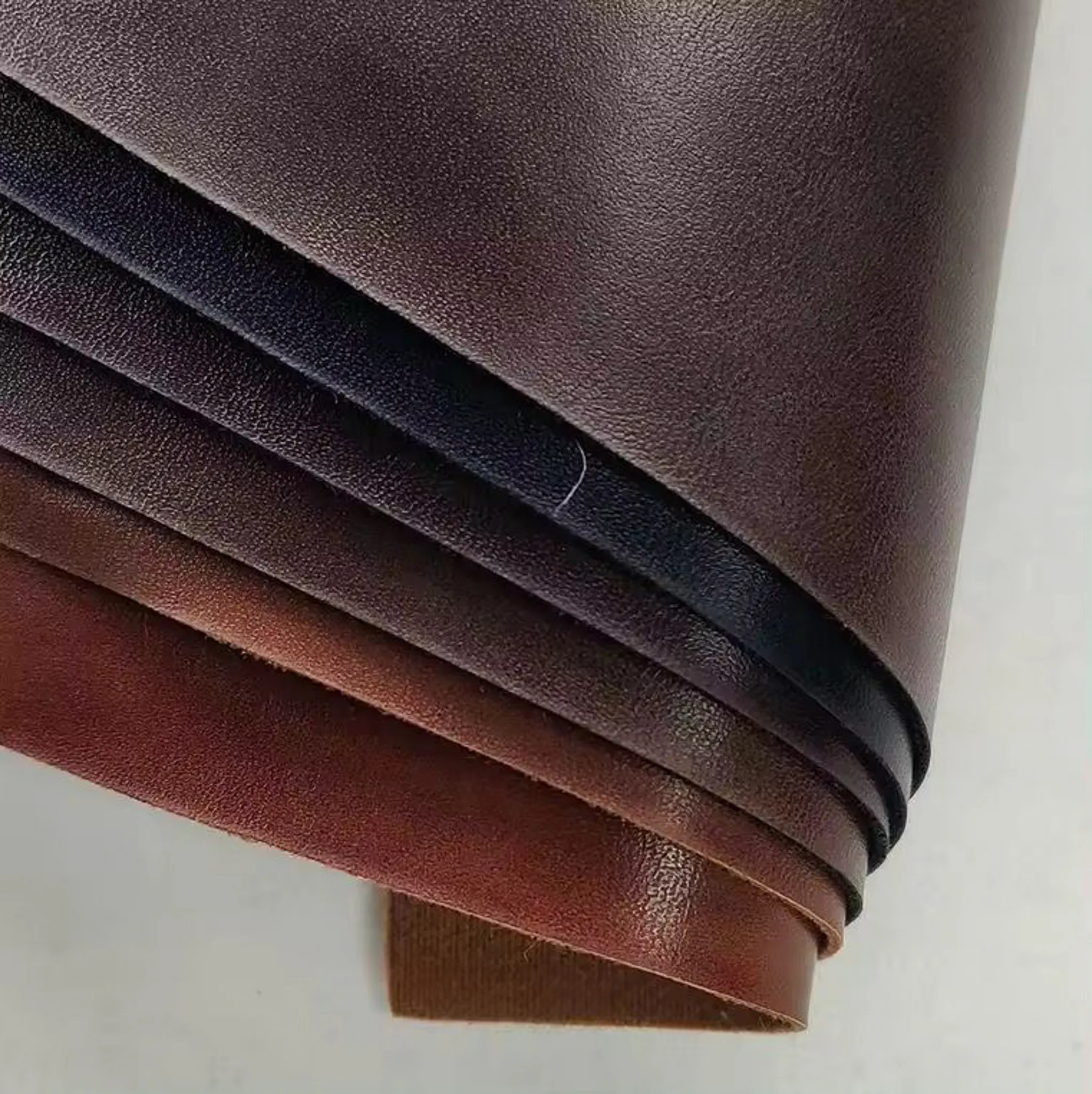 Tissus en faux cuir anti-rayures enduits de PVC
