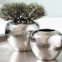 Vase de table en fer de luxe au design côtier moderne pour la décoration intérieure et événementielle, mariages et Pâques - Product Image 6