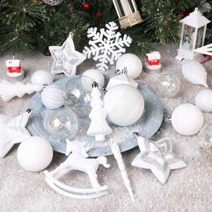 Juego de 100 Adornos Navideños de Plástico Irrompible, Bolas Decorativas para Árboles de Navidad, Bodas y Fiestas - Product Image 1