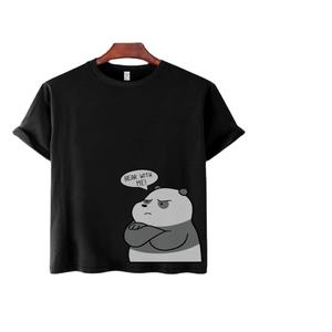 Camiseta para hombre, Camiseta 100% de algodón, camiseta individual GSM 180 de Bangladesh, camiseta con logotipo de impresión personalizado, Camiseta 100% de algodón S/J - Product Image 3