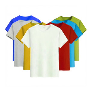 Camiseta Unisex de Poliéster Lisa de Manga Corta con Cuello Redondo de Secado Rápido para Sublimación, Camiseta Informal con Logotipo Personalizado - Product Image 5