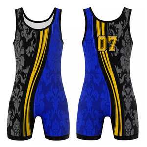 Customized Factory Wholesale <b>Weightlifting</b> Uniform High Quality Professional Men's <b>Weightlifting</b> <b>Singlets</b> Wrestling Style - Product Image 6