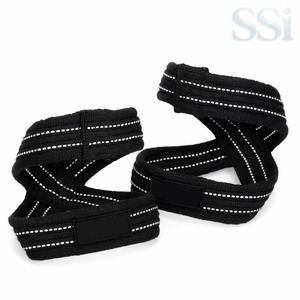 Sangles de levage de type figure 8 pour une force de traction maximale, avec enveloppements de poignet à prise sécurisée pour l'entraînement physique professionnel - Product Image 4