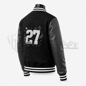 Chaqueta Varsity Unisex Personalizada, Transpirable, Ecológica, Resistente al Viento, con Cuerpo de Lana, Fabricante OEM de Marca Privada - Product Image 4