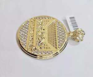 Collar Religioso de Lujo Estilo Hip Hop con Colgante de la Última Cena de Jesús, Chapado en Oro de 18K sobre Plata de Ley, con Moissanita VVS y Piedras Engastadas - Product Image 1