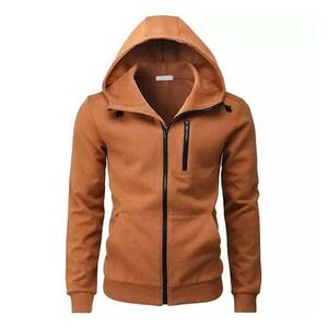 Vente Flash : Sweat à Capuche Zippé Hiver Coupe Droite Homme – Polaire Chaude Coupe-Vent Style Urbain – Modèle Uni – OEM ODM - Product Image 2
