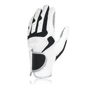 Best Selling Customized Color Left Handed Golf <b>Gloves</b> Premium PU Leather Adjustable Wrist Strap Stable <b>Grip</b> Breathable - Product Image 2