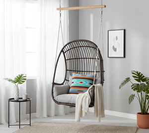 Funda de Cojín Cuadrada de Algodón con Diseño Floral, Cosida a Mano, con Cierre de Cremallera, Diseño Moderno, Lavable, Antiarrugas, para Hogar y Hotel - Product Image 2