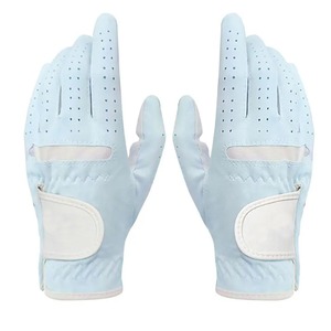 Gants de golf en peau de chèvre personnalisés, best-sellers, protection UV, imperméables, coupe parfaite, prix compétitif, logo et couleurs personnalisés, pour hommes - Product Image 1