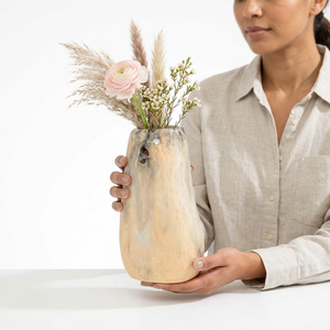 Jarrón Cónico de Resina Art Deco de Alta Gama, Diseño Único con Textura de Mármol en Espiral, Decoración para Bodas y Hogar, Adorno para Mesa - Product Image 1