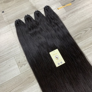Vente en gros d'extensions de trame en lot noir naturel vietnamien de cheveux humains de l'usine vietnamienne - Product Image 2