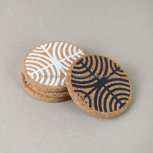 Posavasos de corcho Natural reutilizables, té y café para oficina y mantel de Hogar, Restaurantes, bebidas de Hotel, posavasos de cristal por TCD - Product Image 2