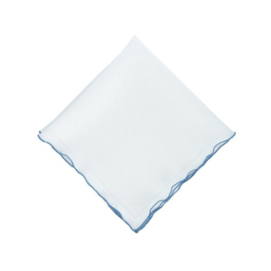 Wholesale Reusable <b>Square</b> 1cm Hemstitch Edge Drawnwork White Home & Restaurant Dining Cotton Linen Cloth Napkin - Product Image 3