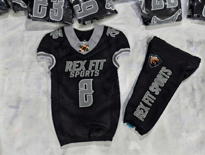 Conjunto de Uniforme de Fútbol Americano Personalizado, Jersey y Pantalones Sublimados, Logotipo y Número Personalizados, Ropa Deportiva Transpirable - Product Image 4