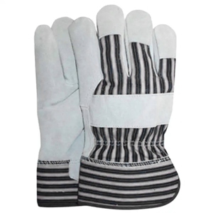 Gants de travail en cuir de vachette pleine fleur antistatiques à haute performance avec manchette de sécurité réfléchissante EN420 pour la protection des mains industrielles - Product Image 5