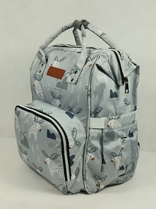 Large Capacity Printed Travel <b>Backpack</b> for Women, <b>Multi</b>-<b>Compartment</b> Casual Daypack with Front Pocket, Top Handle and Adjustable - Product Image 4