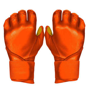 Wholesale OEM Service Custom Leather Baseball Batting Gloves Men Breathable Lightweight Anti-Slip High Grip Ambidextrous <b>Hook</b> - Product Image 1