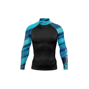 Camiseta de Manga Larga para Hombre, Protección UV, Diseño de Alas Rojas, Secado Rápido, Poliéster - Product Image 4