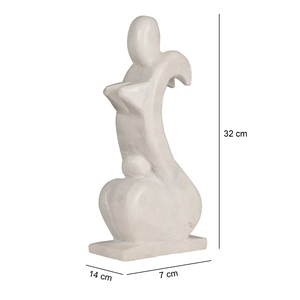 Abstract Face Sculpture Marble Modern Art Figurine Minimalist Statue Contemporary Home Decor Nordic Extravagant Tabletop Art - Product Image 5