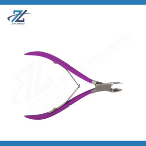 Extra Fine Cuticle Clipper Stainless Steel Rounded Blades Wide Jaw Opening Professional <b>Nail</b> Care Manicure <b>Tool</b> Made in Pakistan - Product Image 6