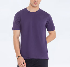 เสื้อยืดผู้ชาย แขนสั้น คอกลม ไซส์ใหญ่ ผ้าคอตตอน 100% ราคาถูก - Product Image 3