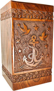 Urnes funéraires en bois de qualité supérieure pour adultes, pour les funérailles et les enterrements, fabriquées à la main avec logo personnalisé à bas prix - Product Image 2