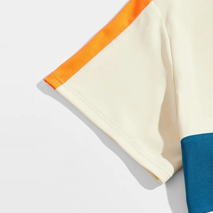 Nuevo Conjunto Deportivo de Verano para Hombre, 2 Piezas, Transpirable, de Algodón, Informal, Camiseta con Estampado y Logotipo Personalizado - Product Image 3