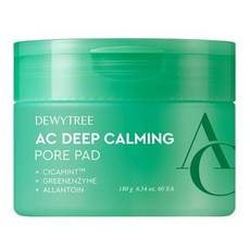 Dewtree 180g AC Deep Green Calming Pore Pads 7pcs Nettoyant facial avec 60 tampons - Product Image 1