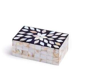 Caja Rectangular de Nácar Aprobada por Supermercados para el Hogar, Hotel, Restaurante, para Servir Regalos, Guardar Joyas, Apta para Cómodas - Product Image 1