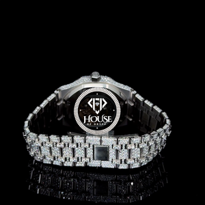 Reloj de Lujo con Diamantes Moissanite, Acero Inoxidable, VVS, Estilo Hip Hop, para Hombre, Regalo de Joyería - Product Image 3