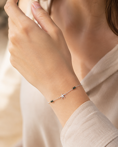 Valore Jewels Pulsera Bohemia de Plata de Ley 925 con Estrella de Mar y Cuentas de Piedras Preciosas para Mujer |   Joyería de Playa Costera - Product Image 5