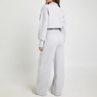 Ensemble sweat à capuche zippé et jogging ample sur mesure, 100 % coton molletonné, délavage acide, grandes tailles, streetwear léger