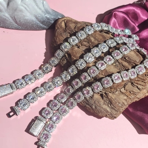 GRA Certified Hip Hop VVS Moissanite Diamond Baguette Cuban <b>Chain</b> <b>Iced</b> <b>Out</b> Miami Cuban Link <b>Chain</b> for Men women - Product Image 4