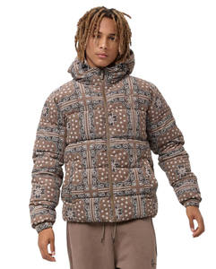 Chaqueta acolchada de invierno de alta calidad para hombre, cortavientos con cuello levantado personalizado, estilo informal de calle alta - Product Image 1