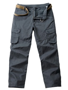 Men's Tactical <b>Cargo</b> Pants Water Resistant Canvas Fabric <b>Stretch</b> Multi-Pocket Workwear Style Zipper Fly Breathable <b>Stretch</b> Fit - Product Image 1