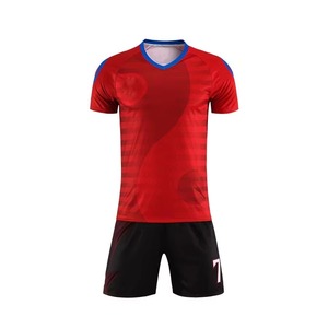 Adult Soccer Jerseys & Shorts Sets Breathable Quick Dry 100% Polyester Sublimation Training Uniforms - Product Image 2