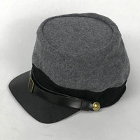 Sombreros Kepi alemanes tradicionales estructurados para disfraces históricos, sombreros Kepi alemanes de guerra.