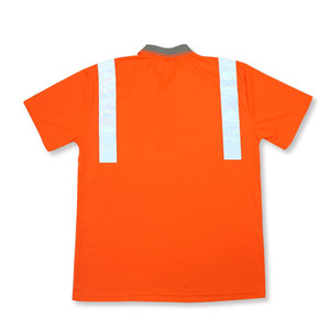 Camisetas Polo de Seguridad de Alta Visibilidad OEM, Reflectantes, al por Mayor, Desechables, Personalizadas, Tejidas, Negras, Reflectantes - Product Image 5