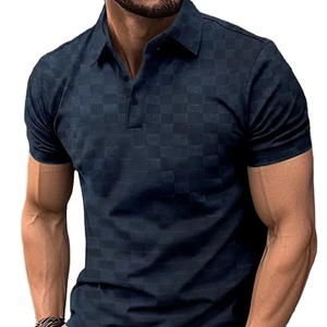 Proveedor Mayorista de Camisetas Personalizadas de Punto Sólido y Transpirable para Hombres, Uniformes de Oficina, Golf y Ropa de Calle - Product Image 5