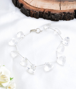 Cuentas de cristal talladas de 9 pulgadas, cuentas de piedras preciosas naturales para la elaboración de joyería fina. - Product Image 2