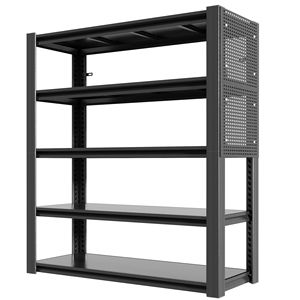 Estantería de Almacenamiento Industrial Resistente de 5 Niveles Ajustables, 72'' de Alto x 23.6'' de Ancho, para Almacén, Oficina y Cocina - Product Image 3