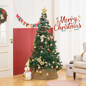 ปลอกและกระโปรงต้นคริสต์มาสแบบสานมือจากหญ้าทะเล  รักษ์โลก สไตล์เรียบง่าย  สามารถปรับแต่งสีและขนาดได้ สำหรับตกแต่งบ้าน ผลิตในเวียดนาม - Product Image 3