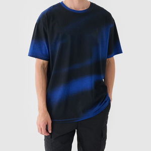เสื้อยืดผู้ชายลายไทไดขายดี คุณภาพสูง ผ้าฝ้าย 100% ทรงโอเวอร์ไซส์ ดีไซน์ริงเกอร์ ถักทออย่างดี ราคาประหยัด - Product Image 4