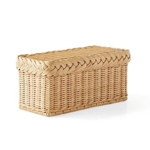 Caja de almacenamiento de ratán tejido, contenedor de alta calidad, cestas de mimbre sostenibles, precio más bajo - Product Image 4