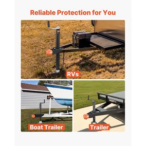 Lucchetto per Gancio di Traino Rinforzato con 4 Chiavi, Sicurezza Rimorchio per Ganci a Sfera da 1-7/8, 2 e 2-5/16 Pollici - Product Image 6