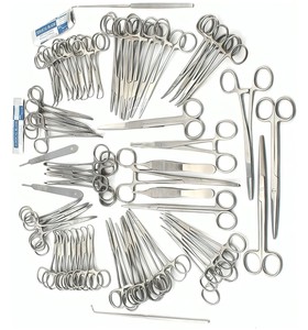 Herramientas de Cirugía Veterinaria para Mascotas, Juego Completo de Instrumentos de Tejido Blando Reutilizables de Acero Inoxidable para Operaciones en Perros, Certificado CE ISO - Product Image 2