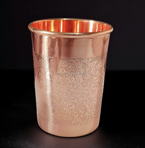 แก้วทองเหลืองดีไซน์พิเศษ ระดับพรีเมียม สไตล์คลาสสิก ชุด 10 ชิ้น ของขวัญทางธุรกิจสำหรับโรงแรม บ้าน และสำนักงาน จากอินเดีย - Product Image 1