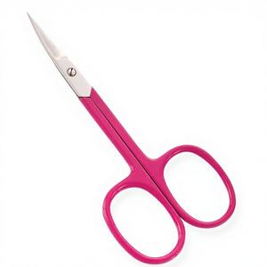 Ciseaux à cuticules extra fins droits en acier inoxydable professionnels pour manucure, à pointe fine, pour droitiers - Product Image 1